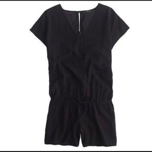 Jcrew drapey v neck romper